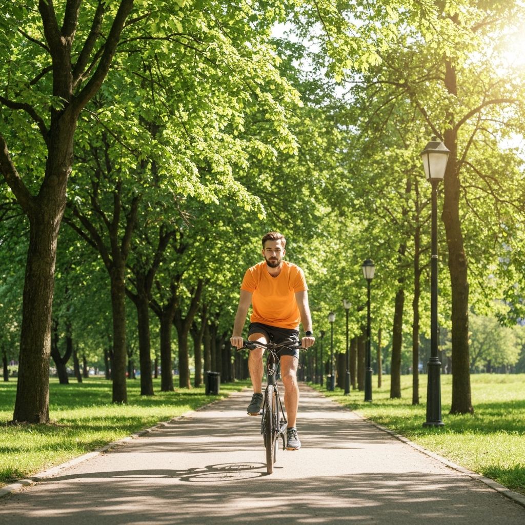 Person engaged in daily movement